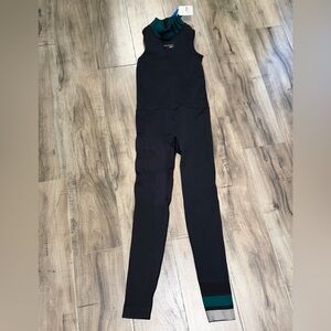 Adidas EQT Equipment Black Bodysuit Ribbed Stretch One Piece size XS NEW Tags